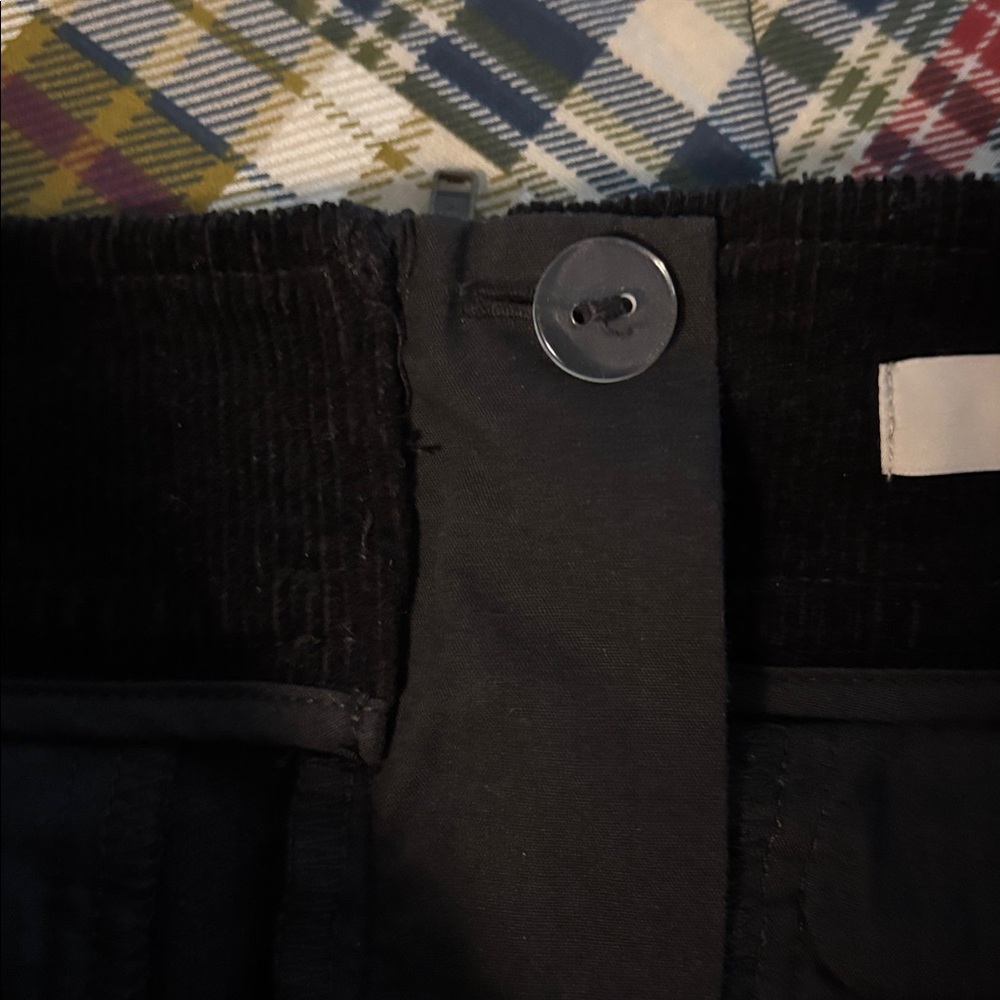 LOFT Black corduroy Mini Skirt - Picture 3 of 8